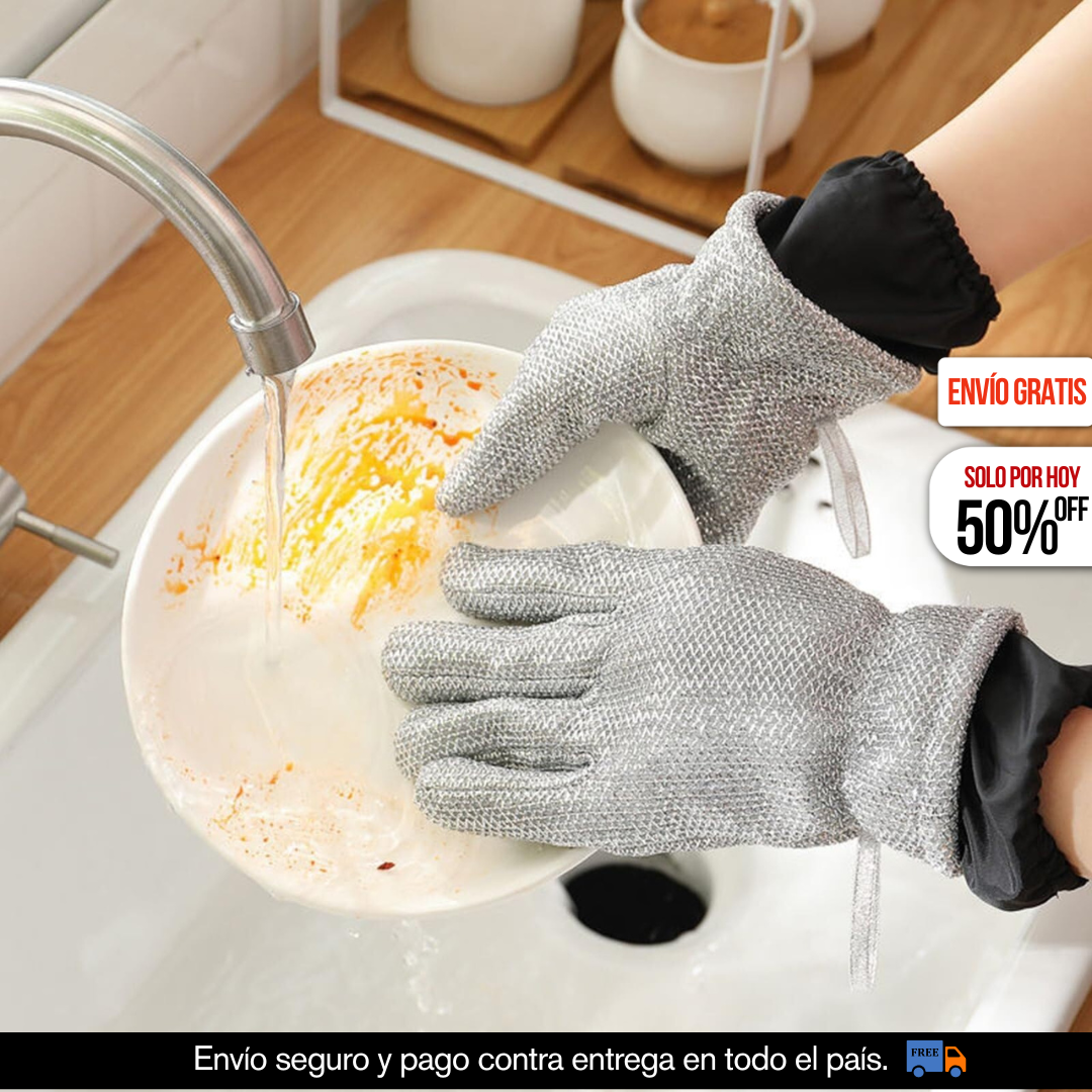 PACK GUANTES DE LIMPIEZA MULTIUSOS - PAGA 2 LLEVA 4