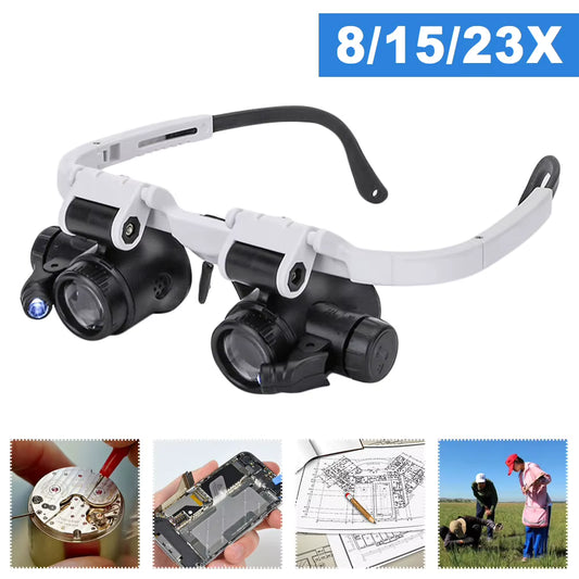GAFAS LED AUMENTO AJUSTABLE LUMILENS™ 50% OFF + ENVIO GRATIS