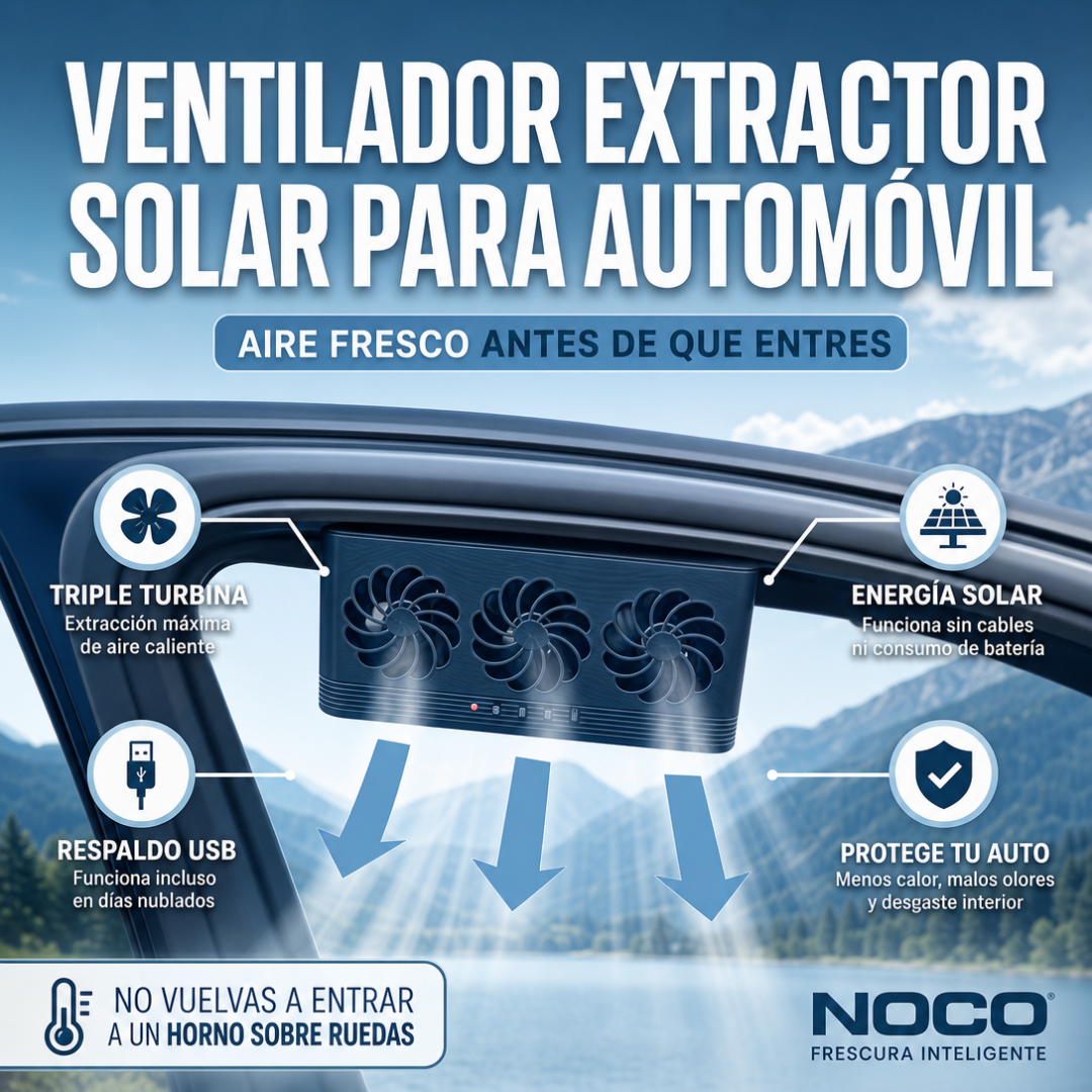 VENTILADOR SOLAR PARA CARRO