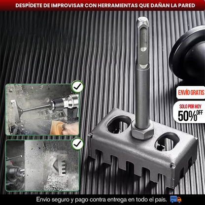 BROCA PERFORADORA CUADRADA