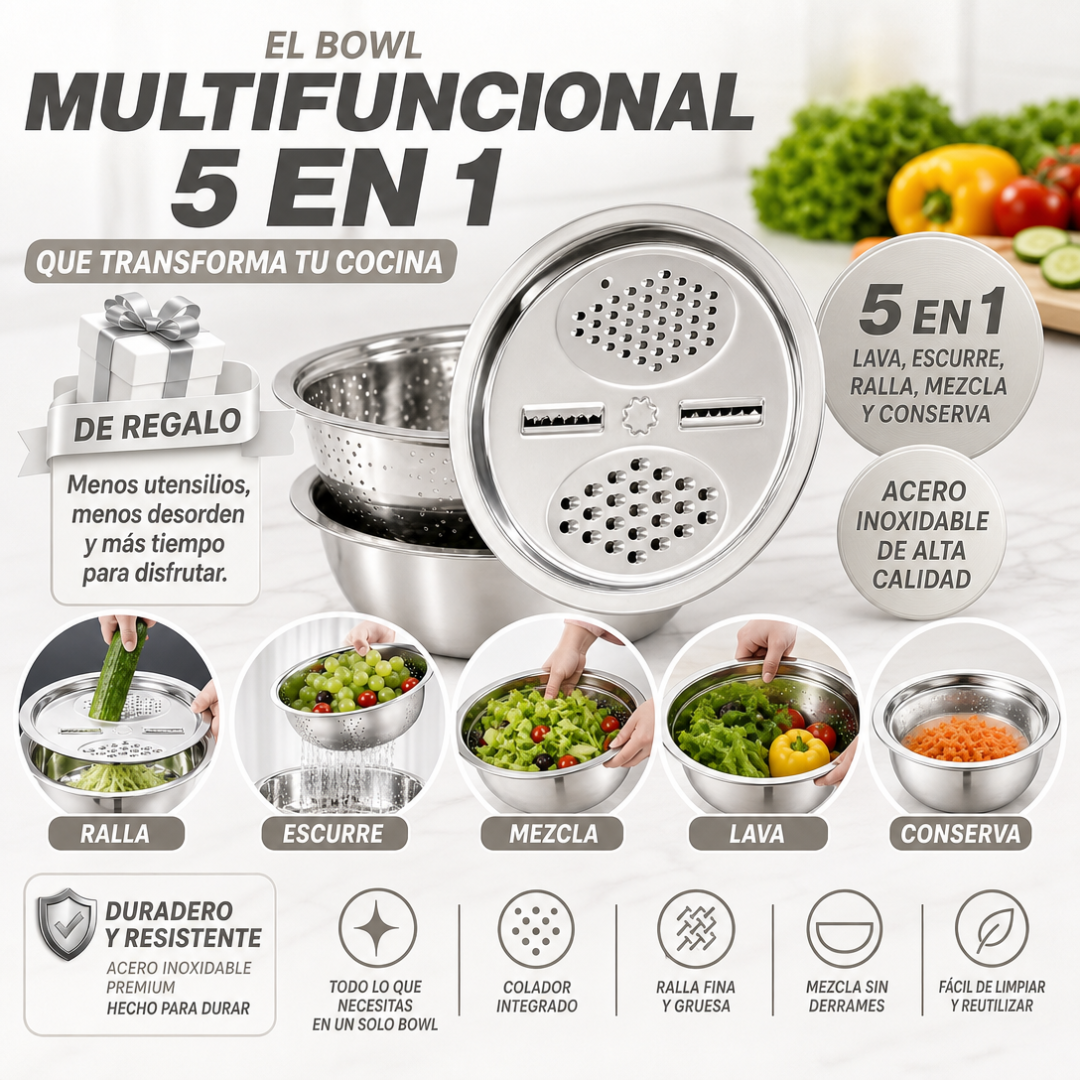 BOWL MULTIFUNCIONAL 5 EN 1