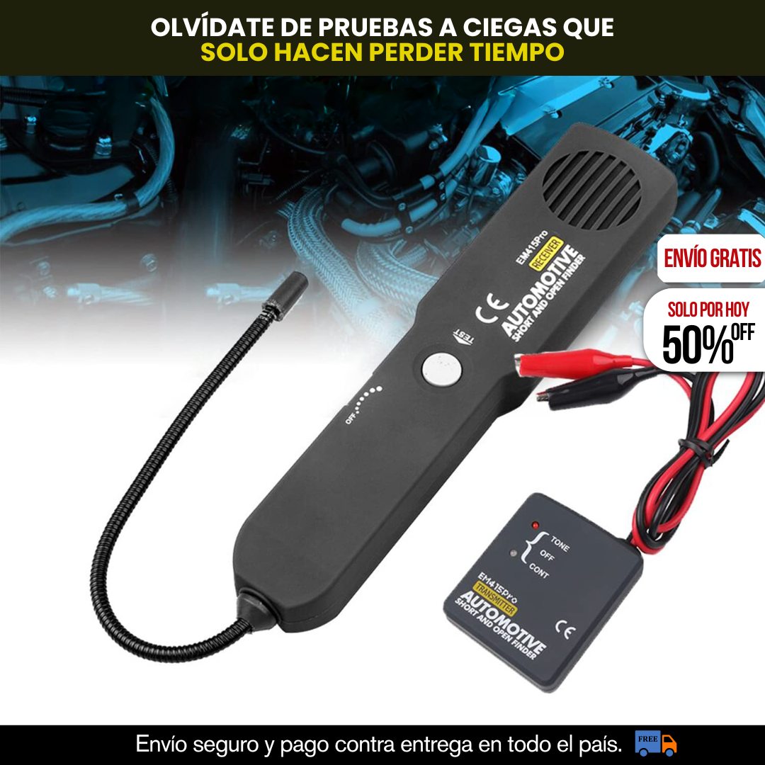 DETECTOR DE CABLES Y CORTOCIRCUITOS