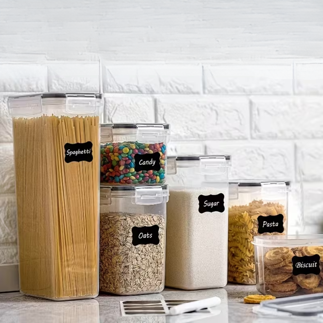 SET X7 CONTENEDORES HERMETICOS PARA ALIMENTOS