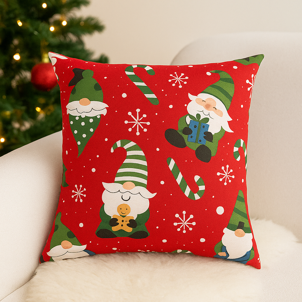 SET X5 COJINES NAVIDEÑOS RELLENOS