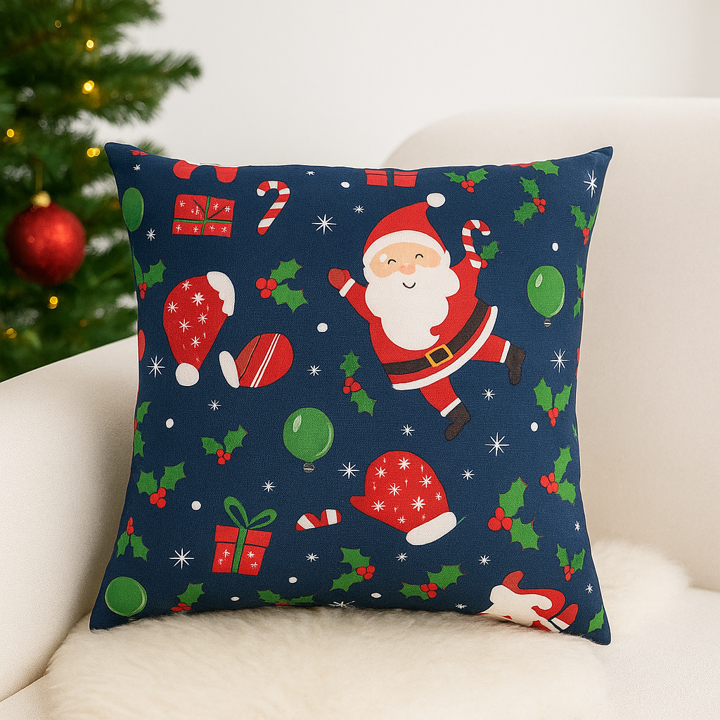 SET X5 COJINES NAVIDEÑOS RELLENOS