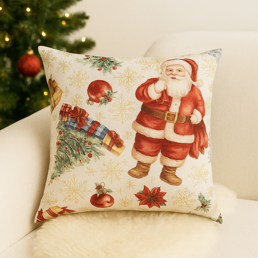 SET X5 COJINES NAVIDEÑOS RELLENOS