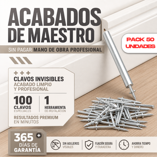 PACK X50 CLAVOS DOBLE PUNTA