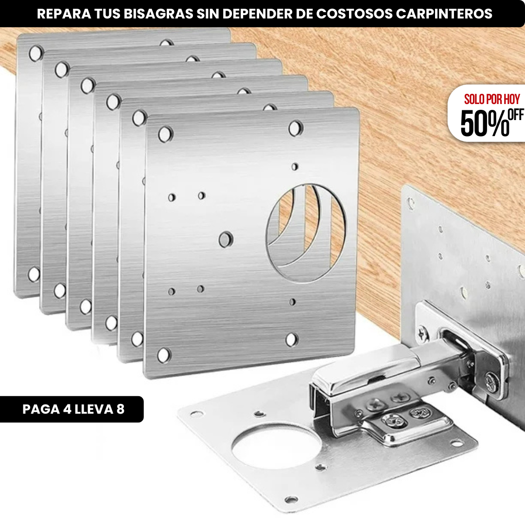 KIT PLANTILLAS REPARADORAS DE BISAGRA - PAGA 4 LLEVA 8