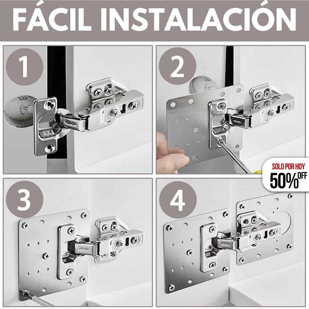 KIT PLANTILLAS REPARADORAS DE BISAGRA - PAGA 4 LLEVA 8