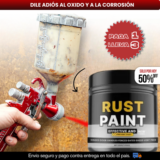 PINTURA ANTIOXIDO RUST PAINT 250 ML - PAGA 1 LLEVA 3
