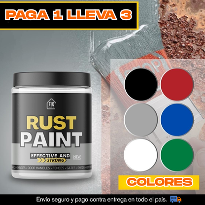 PINTURA ANTIOXIDO RUST PAINT 250 ML - PAGA 1 LLEVA 3