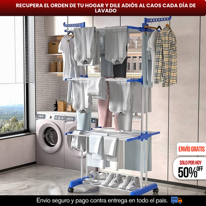TENDEDERO PLEGABLE 3 NIVELES