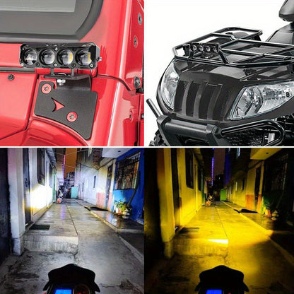 PAR EXPLORADORAS 4 LUPAS | 120W POTENCIA REAL + RESISTENCIA IP67