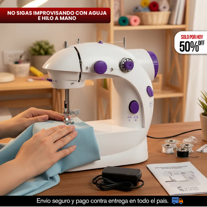MAQUINA DE COSER PORTATIL + ACCESORIOS GRATIS