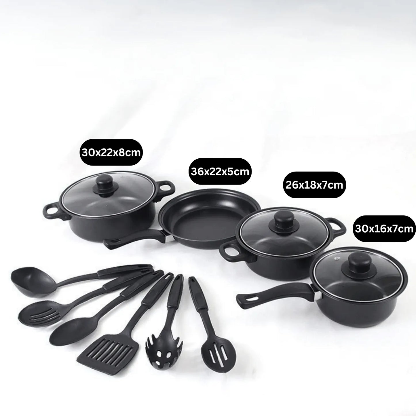 🍳 ¡SET DE 13 OLLAS PROFESIONALES! ANTIADHERENTE 100% + MANUAL DE RECETAS GRATIS